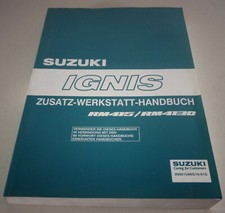Werkstatthandbuch Nachtrag Suzuki Ignis RM415 / RM413D Stand 11/2003