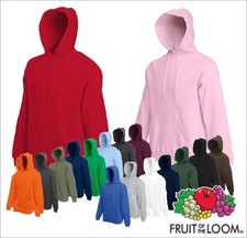 FRUIT OF THE LOOM Kapuzen Sweat Shirt Hoodie Kapuzensweatshirt S M L XL XXL