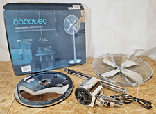 Cecotec Standventilator EnergySilence 620 Retrostyle 50 Watt, Chrom-Finish