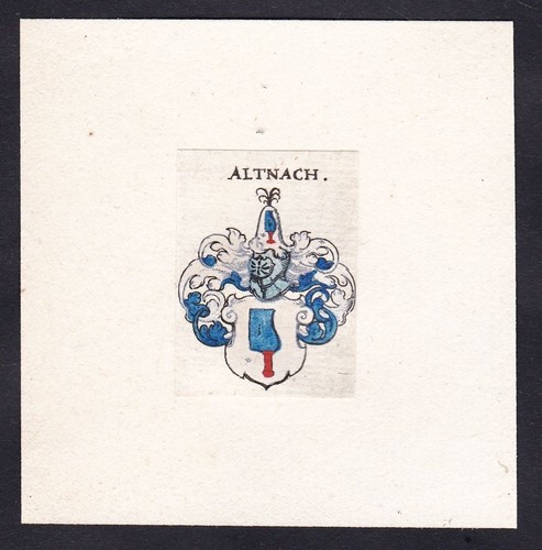 Altnach wappen coat arms - altnach, of