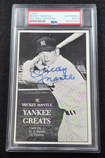 MICKEY MANTLE Signed Oversized
