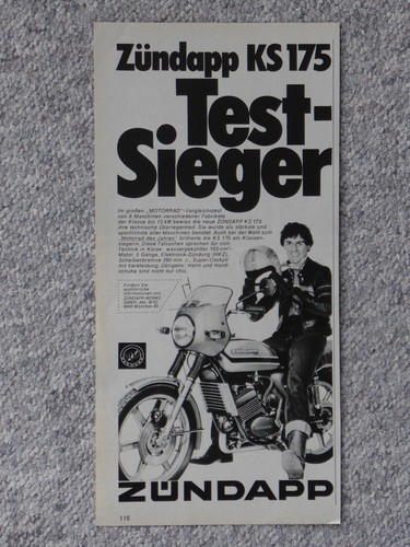 Original werbung zündapp - original,