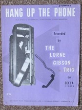 THE LORNE GIBSON TRIO - HANG