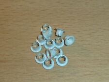 14 Stck. Rohrnieten (Hohlnieten) 3mm x 4,5mm, weiss