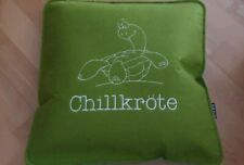 Gilde Filz Kissen "Chillkröte"  L 40 x B 40 x H 40 cm grün, wie neu