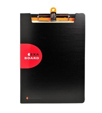 Klemmbrett Exaboard zur Ablage von Dokumenten DIN A4 inkl. Schreibblock 5er Pack