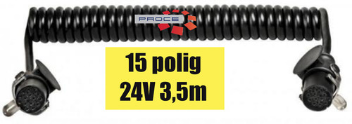 Elektrowendel polig 24v - 15,