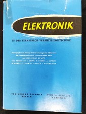 Rumpf Elektronik in Fernsprech Vermittlungstechnik Röhren Bauteile Telefon 1956