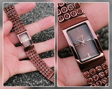 Dkny uhr braunes zifferblatt - uhr,