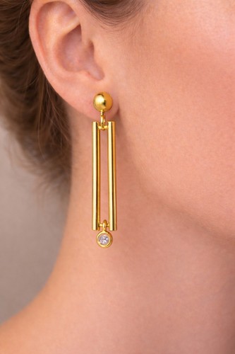 Ohrringe 585er gelbgold - 585er,
