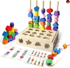 Steckspiel Holz, Montessori