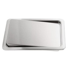 Stainless steel garbage flap
