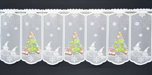 Weihnachtsgardine 120 breit - cm,