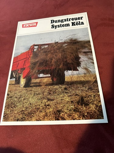 Fahr prospekt stalldungstreuer - fahr,