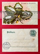 Eichblatt Litho AK NIMSCHÜTZ bei Bautzen 1904 Wels Landgut, Restauration( 159948