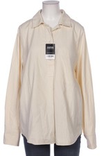 COS Bluse Damen Oberteil Hemd Hemdbluse Gr. M Baumwolle Cremeweiß #b9x7omk