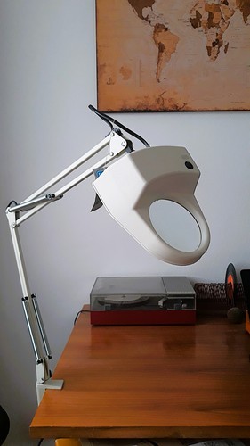 70er luxo lupenlampe tim - 70er,