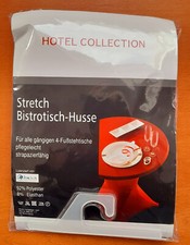 Stretch Bistrotisch HUSSE HOTEL COLLECTION, weiß, Größe 60 cm Durchmesser
