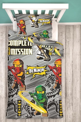 Lego ninjago einzel bettdecke - ninjago,