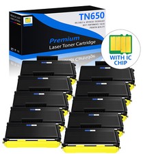 10PK TN650 Black Toner