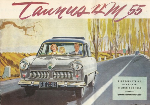 Ford 12m taunus limousine - ford, 55
