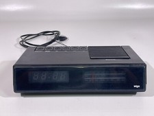 Vintage Radio Wigo Rew1 schwarz Uhr Radio Wecker Weckerradio funktionstüchtig B