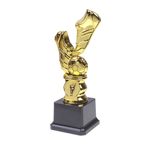 Fußball golden boot trophy - golden,
