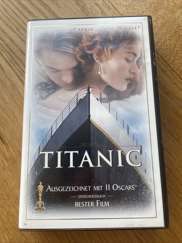 Vhs film titanic leonardo - film,