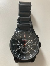 Herren Armbanduhr Esprit Chronograph in Schwarz