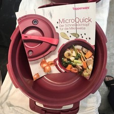 Tupperware Micro Quick Schnellkochtopf, Für Mikrowelle Inkl Rezeptheft,Unbenutzt
