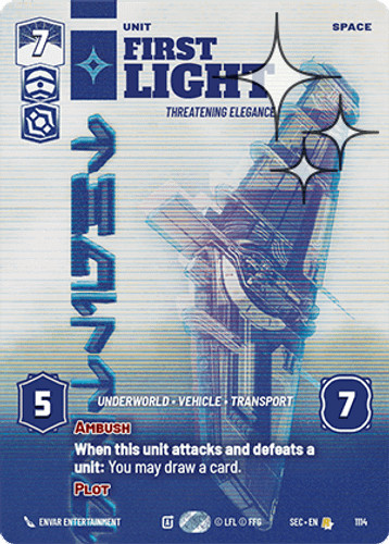 First light threatening - light,