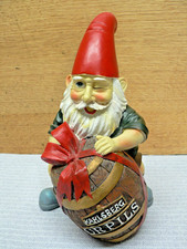 Werbefigur Karlsberg Urpils  - HANSI - mit Bierfass  - 22cm hoch