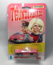 my1123, Matchbox 1992 Thunderbirds Lady Penelope Rolls Royce Blister ist ZU!
