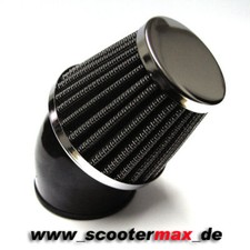 Luftfilter Chrom AW 48-50mm 45