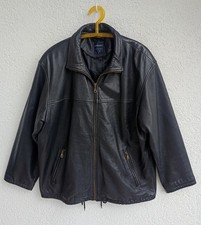 COMMANDER Lederjacke für Herren, Farbe Schwarz, Größe 56, Material Echtleder 