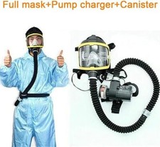 Vollgesichts-Gasmaske Elektrisches Atemschutzgerät Schutzmaske mit Konstantem