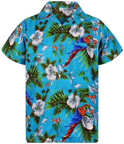 Funky hawaiihemd cherry parrot - cherry,