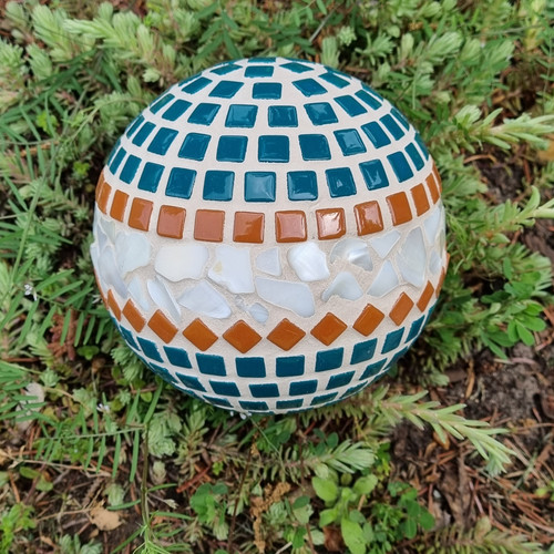 Mosaik rosenkugel muschel - mosaik,