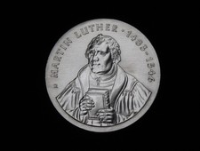 Gedenkmünze 20 Mark DDR 1983 Martin Luther Silber