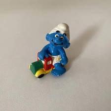 Schleich Die Schlümpfe Figur Baby Schlumpf Mit Auto/ Lkw