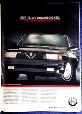 Alfa Romeo 75, 3.0 V6, originale Werbung aus 1990