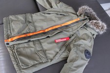 *VINGINO Jacket* Parka/Kapuzenjacke Gr. 12Y. 152 Oliv-Grün Teddyfutter NP. 120,€