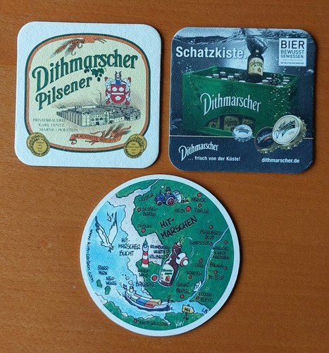 Bierdeckel dithmarscher - bierdeckel,