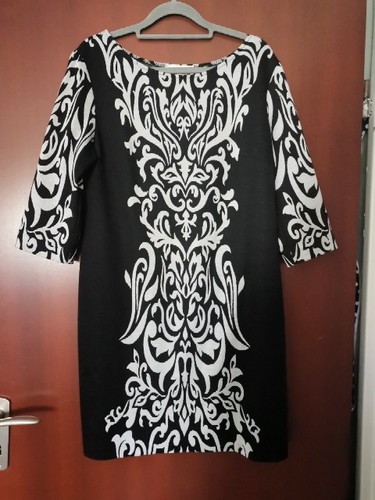 Damenkleid marke schwarz weiß - damenkleid,