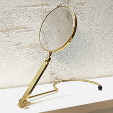 Handspiegel antik Messing