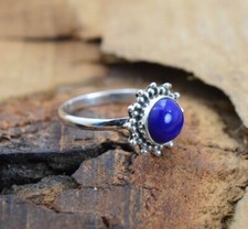 Lapislazuli Edelstein Ring 925