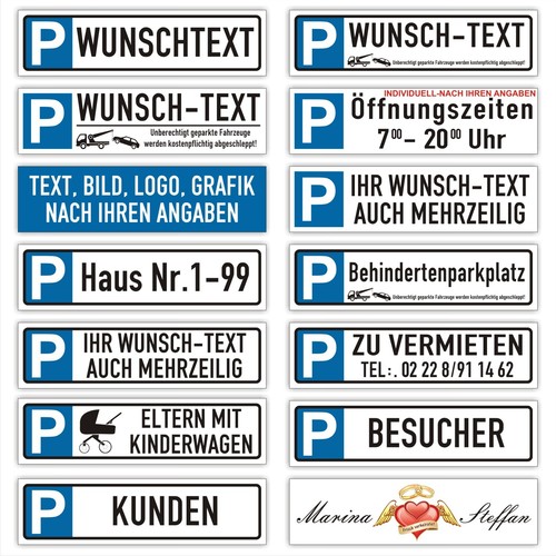 Parkplatzschild 13cm - 50,