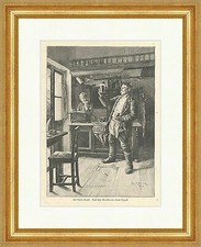 Ein kühler Trunk Nowak Wirtshaus Gasthaus Bier Krüge Bar Theken E 2024 Gerahmt