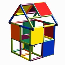 Move and stic Spielhaus MONA für Kinder Kinderspielhaus Garten Kinderhaus