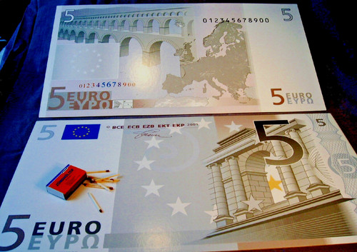 Euro banknoten - 10, xl-banknoten